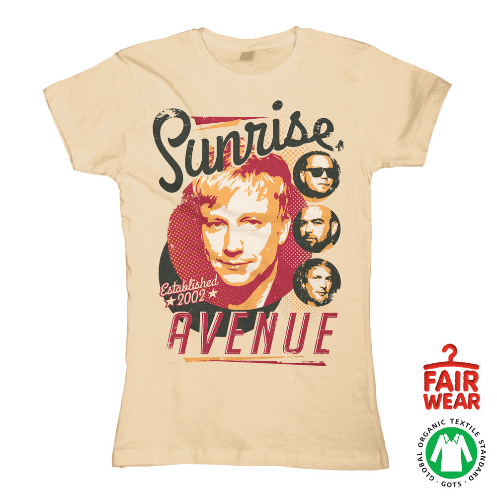 Sunrise Avenue Shop - Retro - Sunrise Avenue - Girlie shirt - Merch