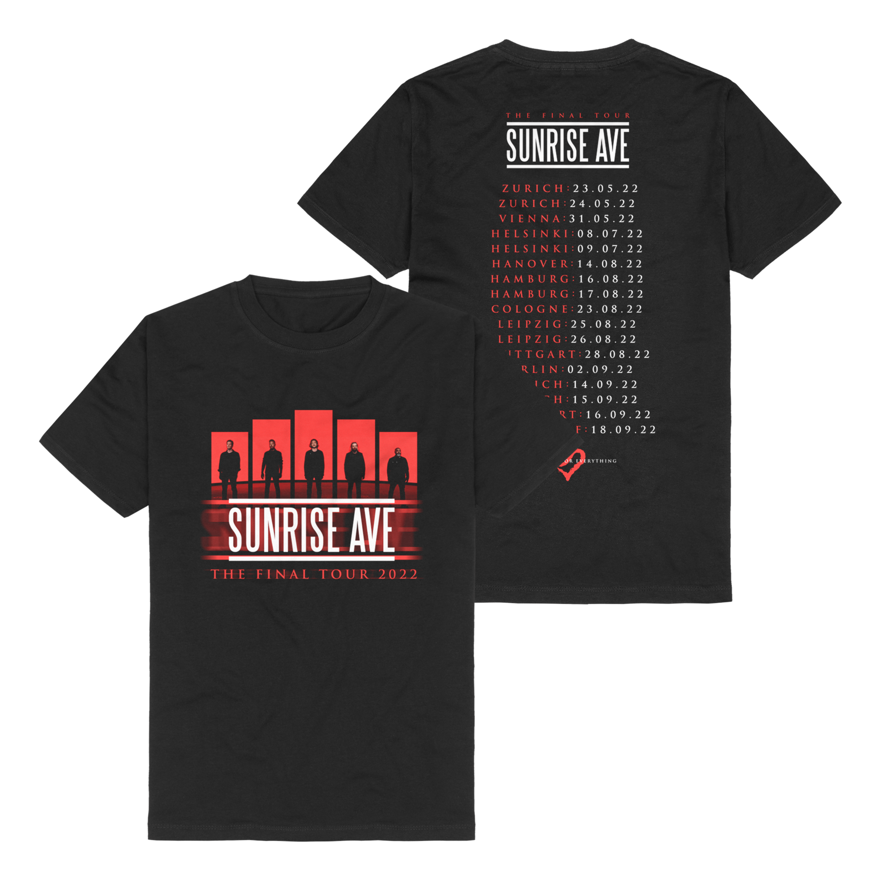 The Final Tour by Sunrise Avenue - T-Shirt - shop now at Sunrise Avenue store